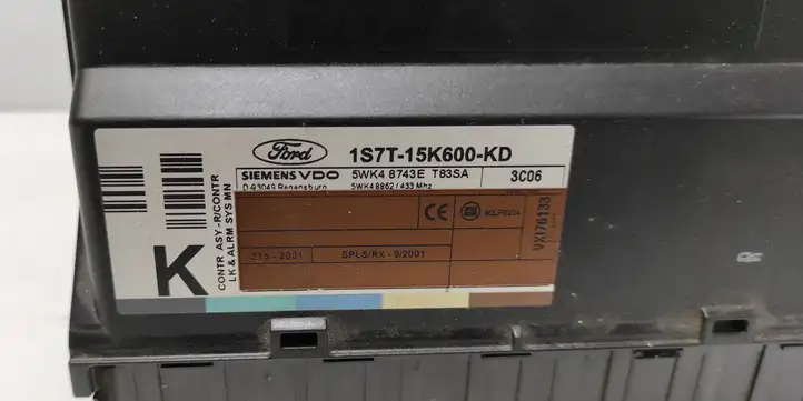 Ford Mondeo Mk III (2000 - 2007) 1S7T15K600KD Модуль комфорта — фото 4