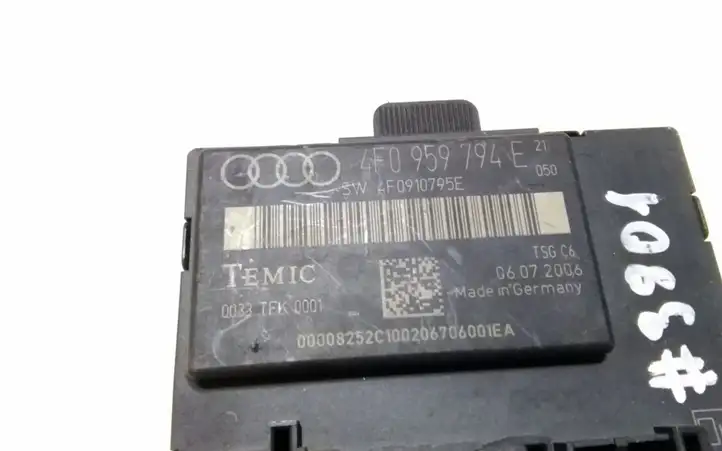 Audi A6 S6 C6 4F (2008 - 2011) 4F0959794E Блок управления дверью — фото 2