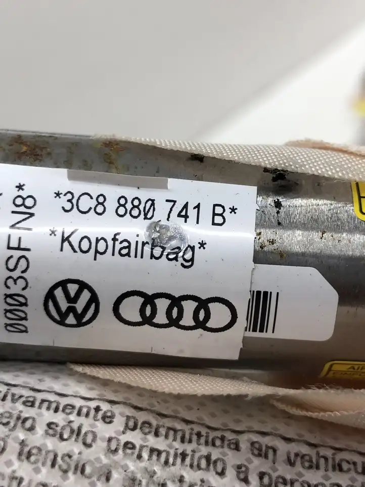 Volkswagen PASSAT CC (2008 - 2012) 3C8880741 Боковая подушка безопасности шторка — фото 4