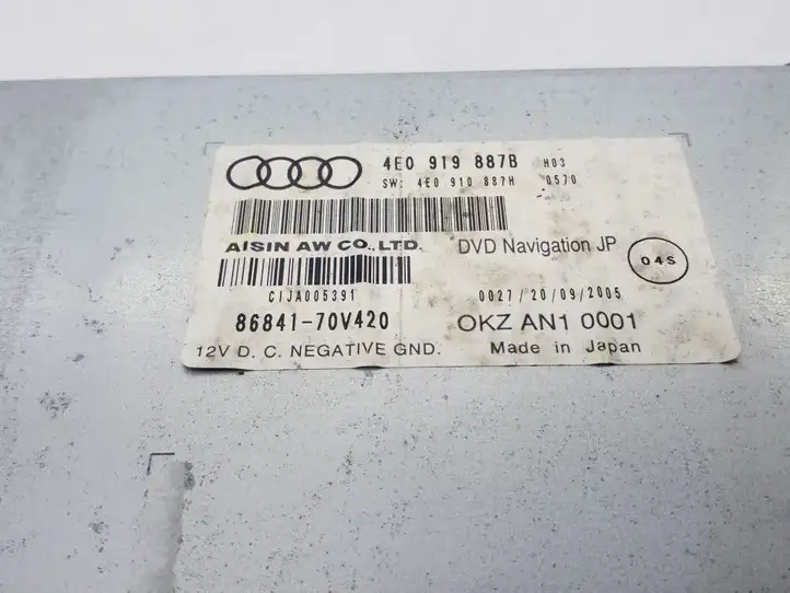 Audi A6 S6 C6 4F (2008 - 2011) 4E0919887B Магнитола / мультимедийная система — фото 3