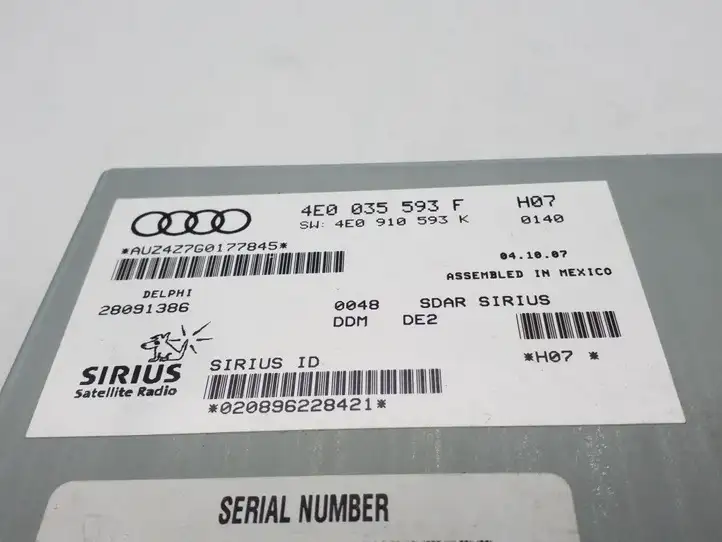 Audi Q7 (2005 - 2009)  4E0035593F Мультимедийный контроллер