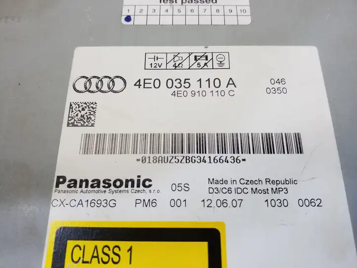 Audi A6 S6 C6 4F (2008 - 2011) 4E0035110A Магнитола / мультимедийная система — фото 4