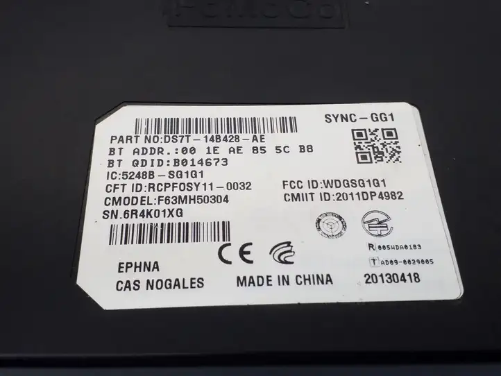 Ford Fusion II (2013 - ) DS7T14B428AE Контроллер мультимедийной системы — фото 3
