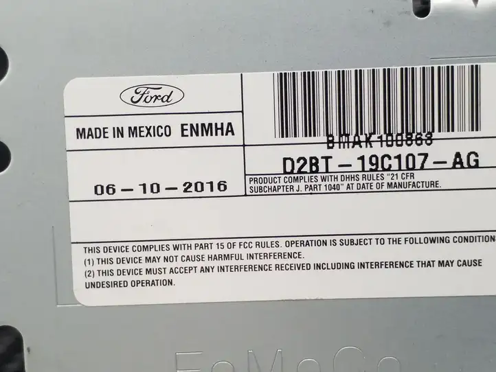 Ford Fiesta (2013 - 2017) D2BT19C107AG Магнитола / мультимедийная система — фото 3