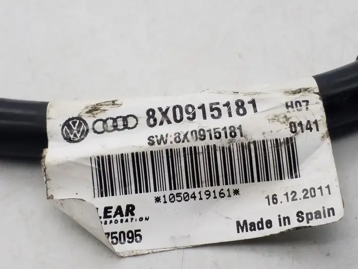 Audi TT TTS Mk2 (2010 - 2014) 8X0915181 Минусовой провод аккумулятора — фото 3