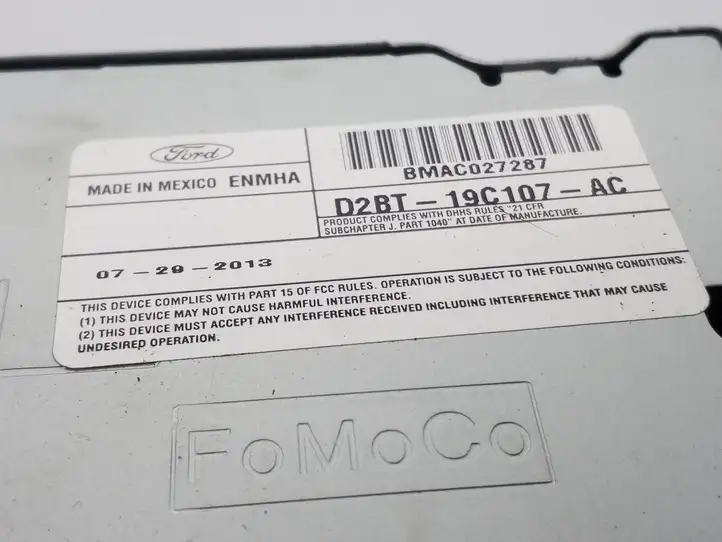 Ford Fiesta (2013 - 2017) D2BT19C107AC Магнитола / мультимедийная система — фото 3
