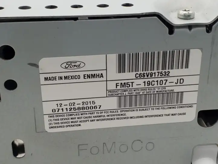 Ford Focus (2015 - 2019) FM5T19C107JD Магнитола / мультимедийная система — фото 3