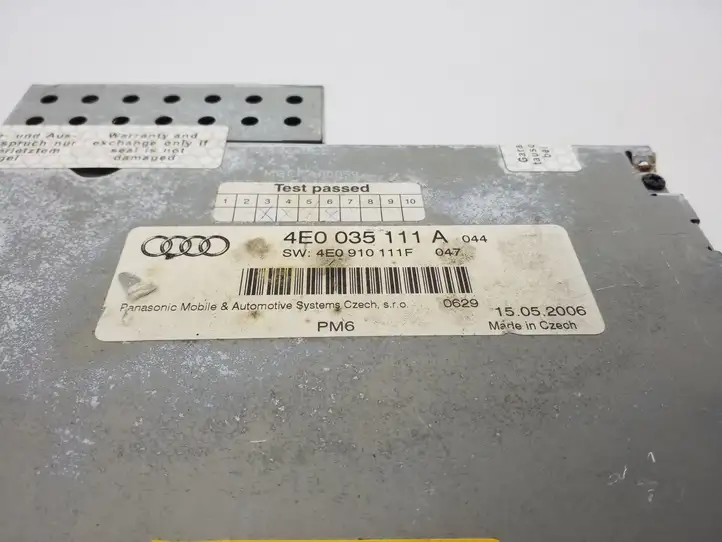 Audi A6 S6 C6 4F (2004 - 2008) 4E0035111A Магнитола / мультимедийная система — фото 3