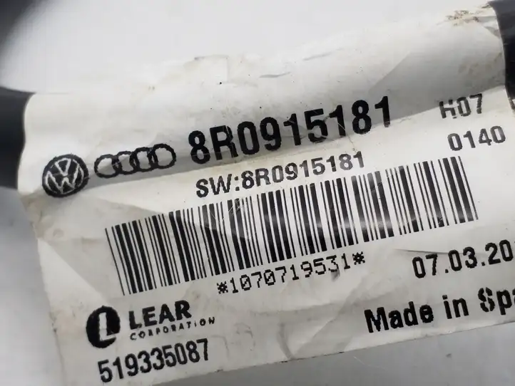 Audi Q5 SQ5 (2008 - 2012) 8R0915181 Минусовой провод аккумулятора — фото 3
