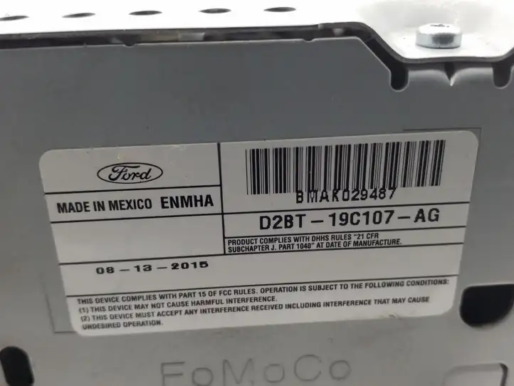 Ford Fiesta (2013 - 2017) D2BT19C107AG Магнитола / мультимедийная система — фото 3