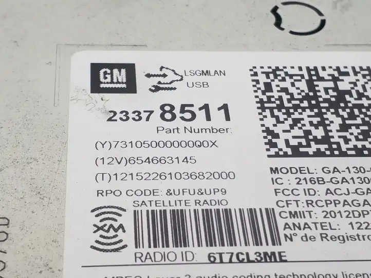 Buick Encore I (2012 - 2019) 23378511 Магнитола / мультимедийная система — фото 3