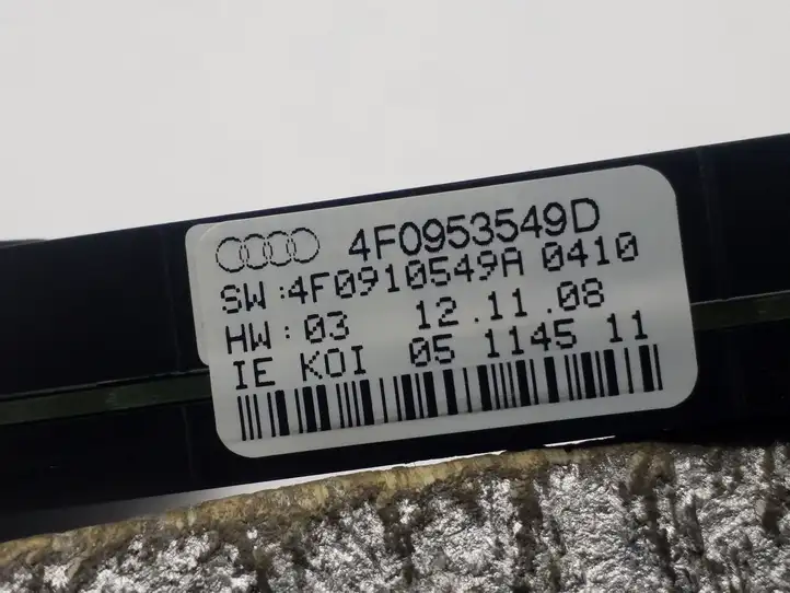 Audi A6 S6 C6 4F (2004 - 2008) 4F0953549D Датчик угла поворота руля — фото 4