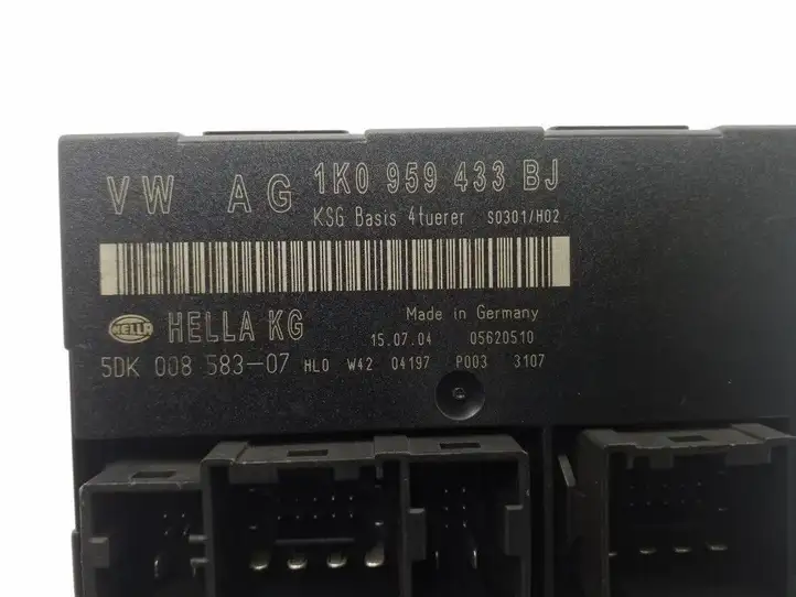 Skoda Octavia Mk2 (1Z) (2004 - 2013) 1K0959433BJ Модуль комфорта — фото 4