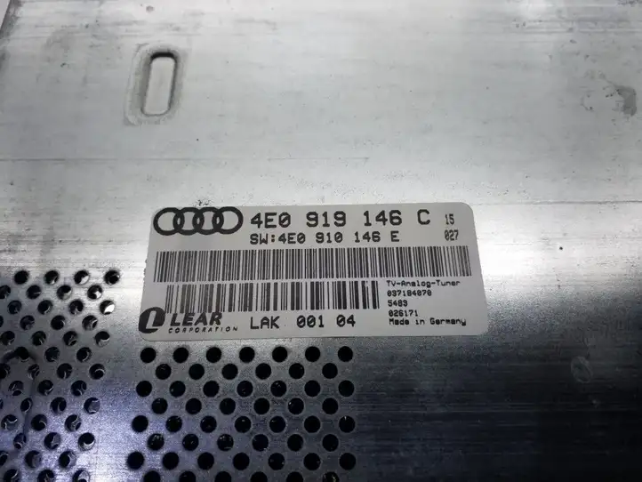 Audi A8 S8 D3 4E (2007 - 2010) 4E0919146C Модуль управления видео — фото 3