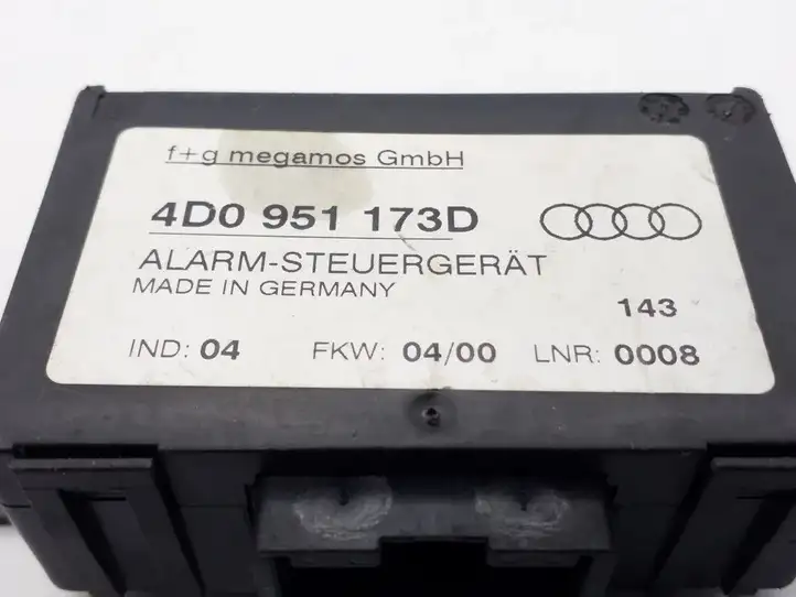 Audi A6 S6 C5 4B (2001 - 2004) 4D0951173D Блок управления сигнализацией — фото 3