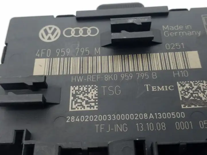 Audi A6 S6 C6 4F (2008 - 2011) 4F0959795M Блок управления дверью — фото 3