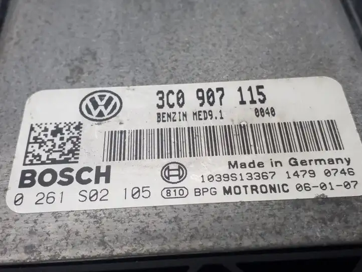 Volkswagen PASSAT B6 (2005 - 2010) 3C0907115 Блок управления двигателем (ECU) — фото 4