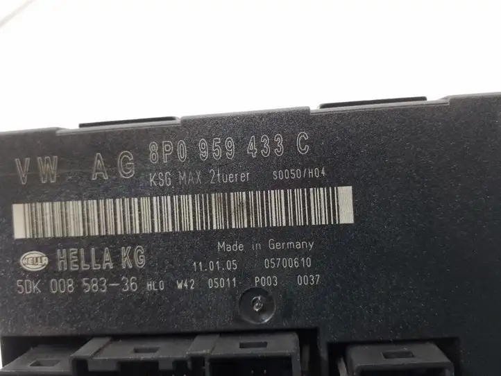 Audi A3/S3 8P (2004 - 2008) 8P0959433C Модуль комфорта — фото 3