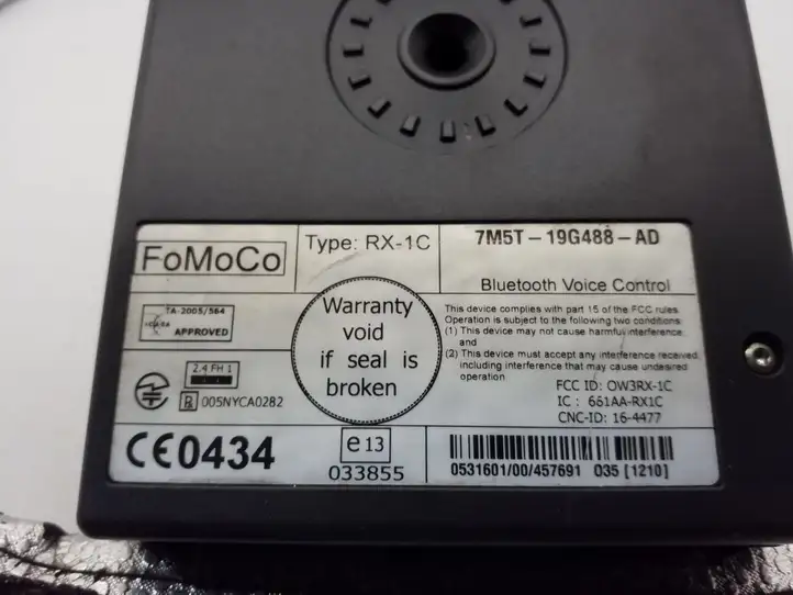 Ford Focus (2005 - 2008) 7M5T19G488AD Bluetooth модуль — фото 3