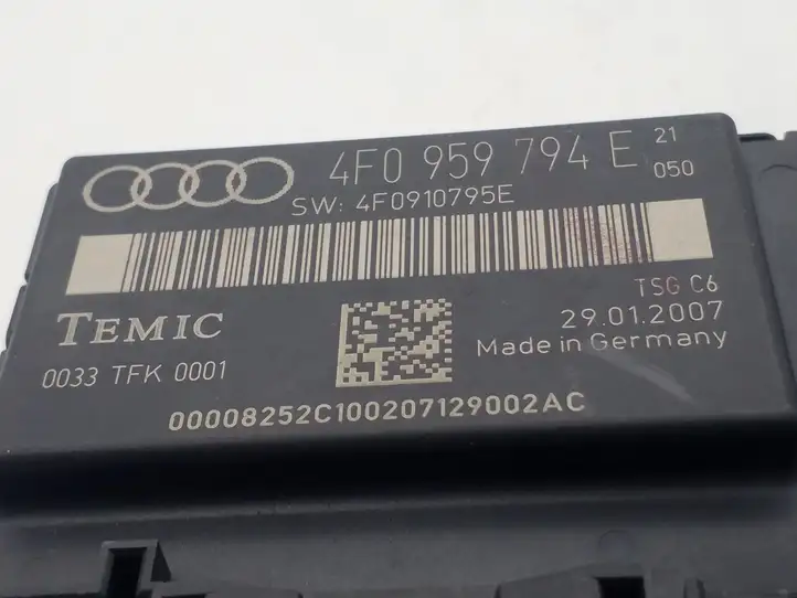 Audi A6 S6 C6 4F (2004 - 2008) 4F0959794E Блок управления дверью — фото 3