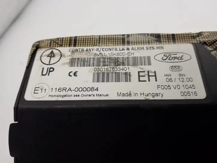 Ford Fiesta (2009 - 2012) 8V5115K600EH Модуль комфорта — фото 3