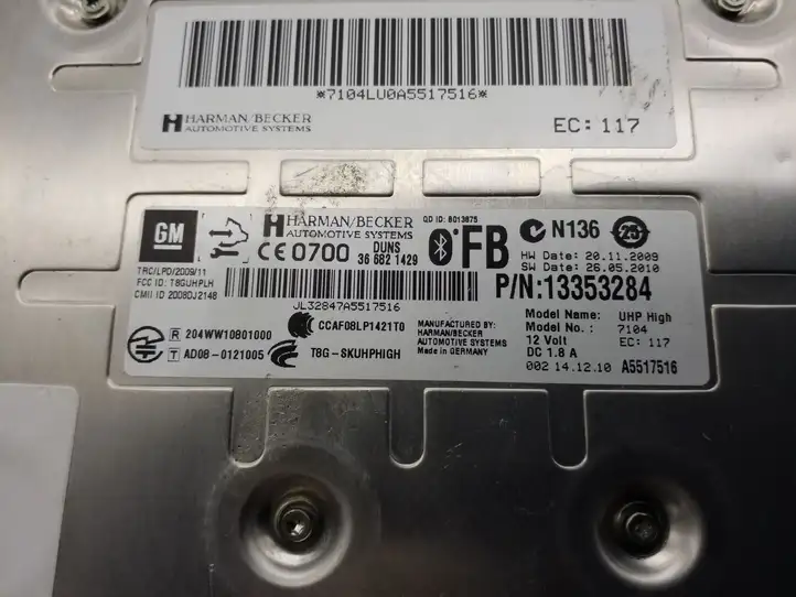 Opel Meriva B (2010 - 2014) 13353284 Bluetooth модуль — фото 3