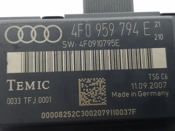 Audi A6 S6 C6 4F (2008 - 2011) 4F0959794E Блок управления дверью — фото 3