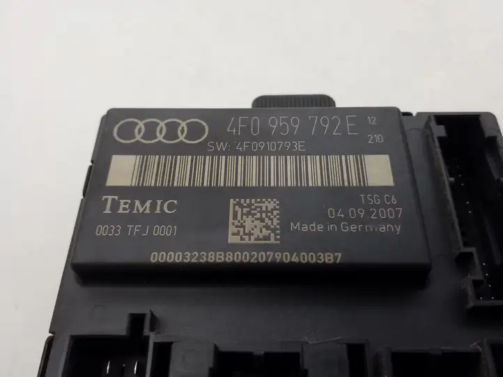 Audi A6 S6 C6 4F (2008 - 2011) 4F0959792E Блок управления дверью — фото 2