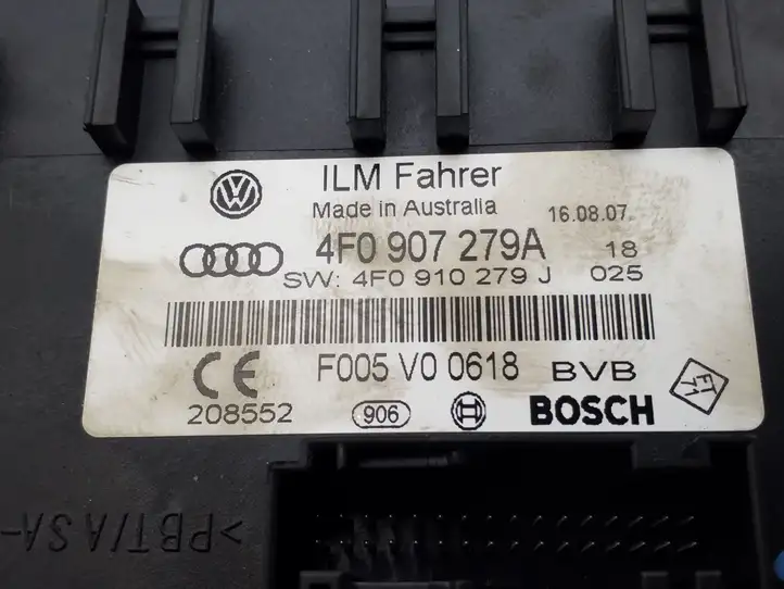 Audi A6 S6 C5 4B (2001 - 2004) 4F0907279A Модуль комфорта — фото 2