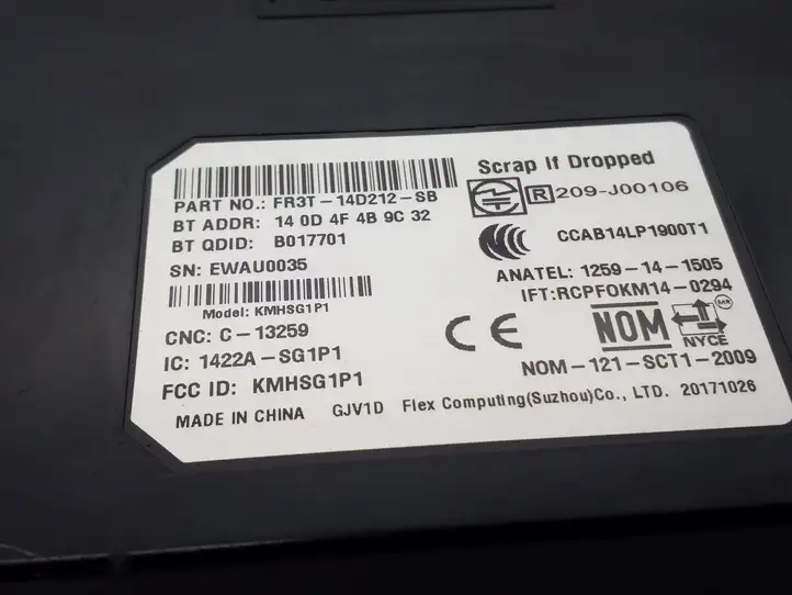 Ford Focus ST (2015 - 2018) FR3T14D212SB Bluetooth модуль — фото 3