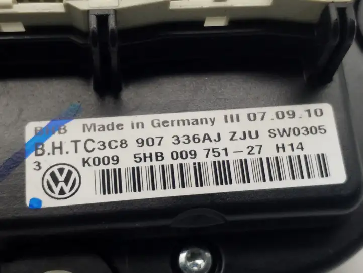 Volkswagen PASSAT CC (2008 - 2012) 3C8907336AJ Блок управления климат-контролем — фото 3