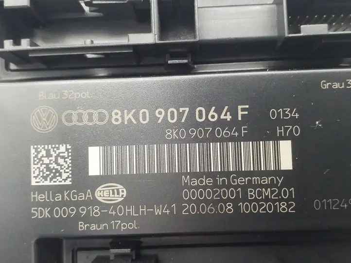 Audi A4 S4 B8 8K (2007 - 2011) 8K0907064F Модуль комфорта — фото 3