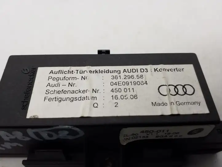 Audi A8 S8 D3 4E (2007 - 2010) 04E0919064 Блок управления дверью — фото 3