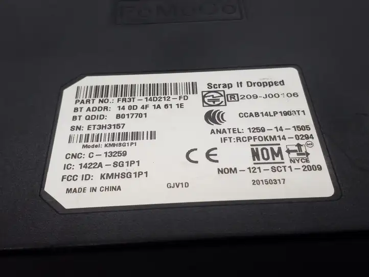 Ford Focus (2011 - 2015) FR3T14D212FD Bluetooth модуль — фото 3