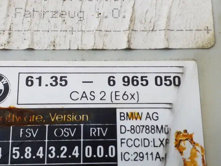 BMW 5 E60 E61 (2004 - 2010) 6965050 Модуль комфорта — фото 3