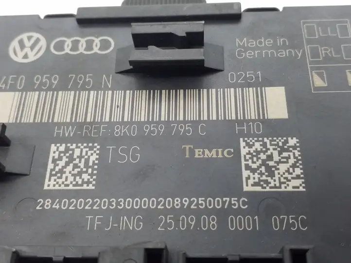 Audi A4 S4 B8 8K (2007 - 2011) 4F0959795N Блок управления дверью — фото 3