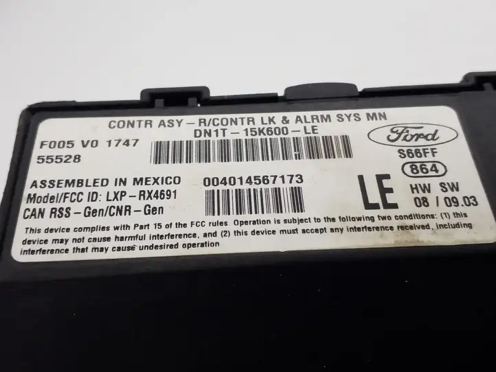Ford Fiesta (2013 - 2017) DN1T15K600LE Модуль комфорта — фото 3
