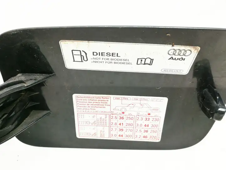 Audi A8 S8 D3 4E (2005 - 2007) 4E0809857E Крышка топливного бака — фото 4