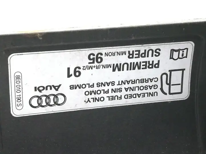 Audi A8 S8 D4 4H (2010 - 2014) 4H0809857B Отделка лючка топливного бака — фото 5
