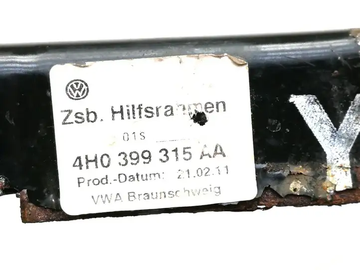 Audi A8 S8 D4 4H (2010 - 2014) 4H0399315AA Передняя балка подвески — фото 8