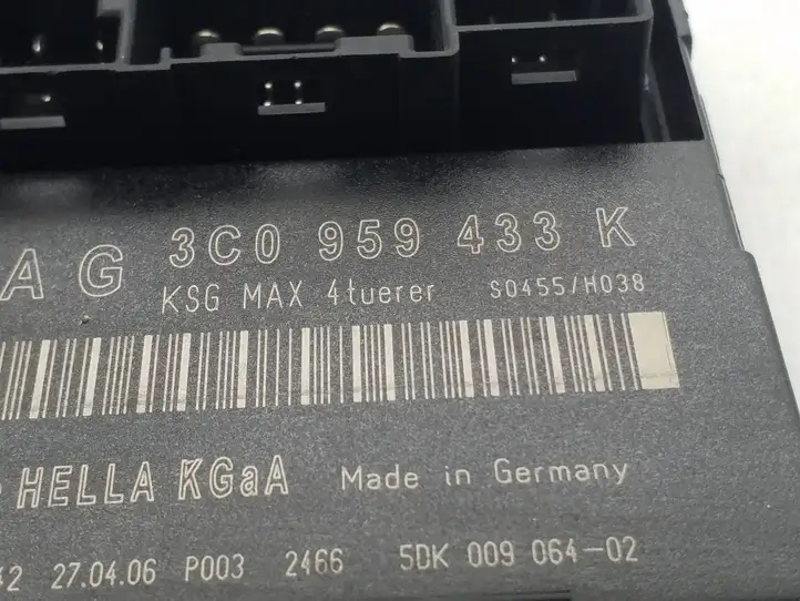 Volkswagen PASSAT B6 (2005 - 2010) 3C0959433K Модуль комфорта — фото 3