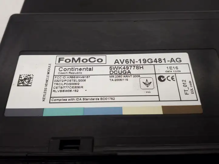 Ford C-MAX II (2010 - 2015) AV6N19G481AG Модуль комфорта — фото 3