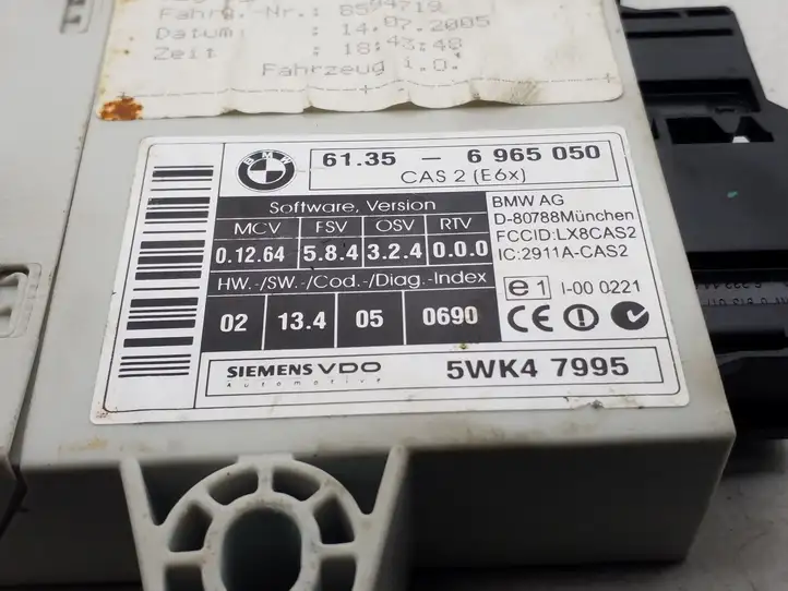 BMW 5 E60 E61 (2004 - 2010) 6965050 Модуль комфорта — фото 3