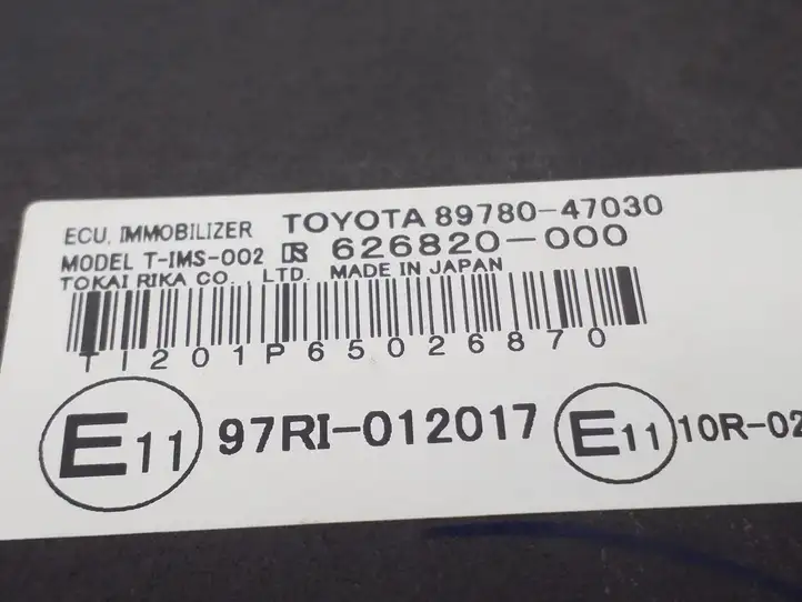 Toyota Prius (XW20) (2003 - 2009) 8978047030 Блок иммобилайзера — фото 3
