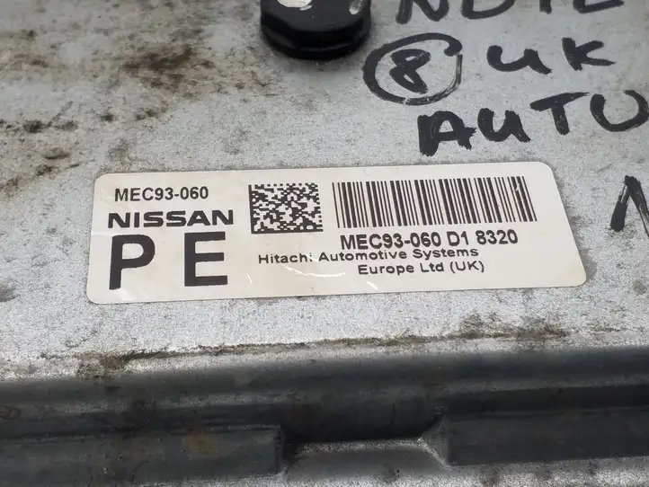 Nissan Note (E11) (2006 - 2014) MEC93060 Блок управления двигателем (ECU) — фото 4