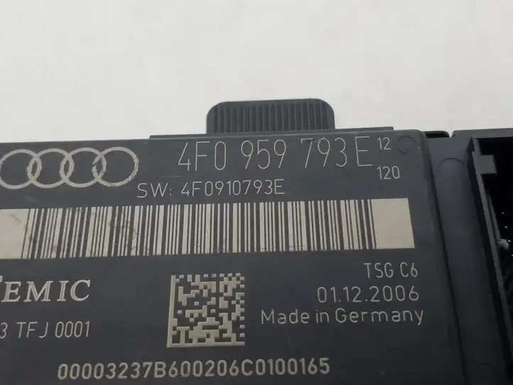 Audi A6 S6 C6 4F (2008 - 2011) 4F0959793E Блок управления дверью — фото 3