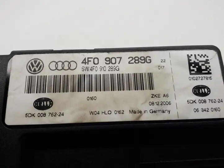 Audi A6 S6 C6 4F (2004 - 2008) 4F0907289G Модуль комфорта — фото 3