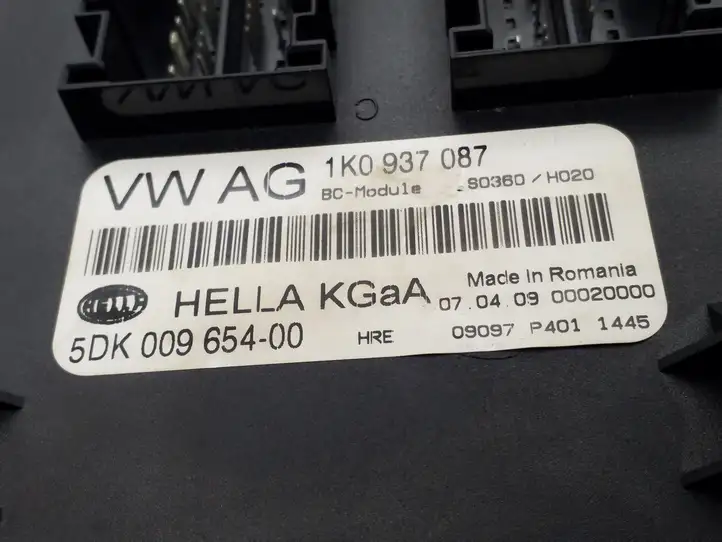 Skoda Octavia Mk2 (1Z) (2004 - 2013) 1K0937087 Модуль комфорта — фото 3