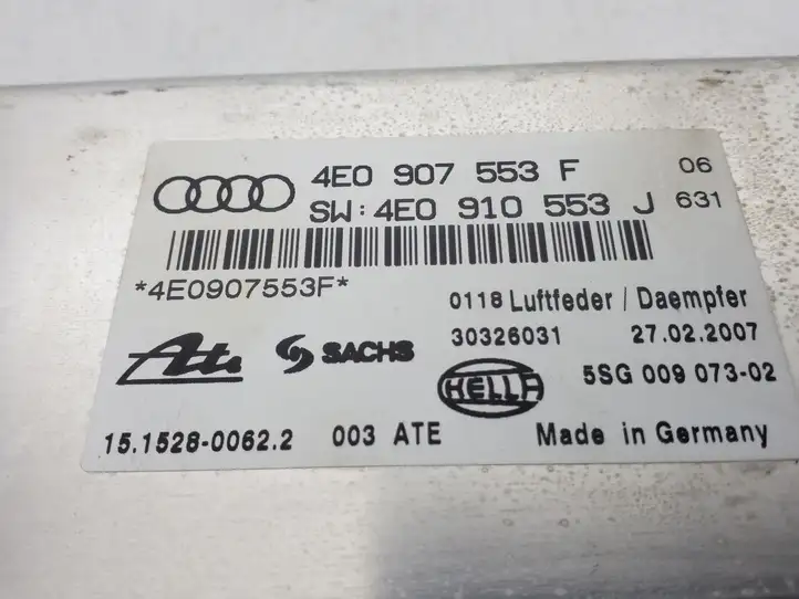 Audi A8 S8 D3 4E (2002 - 2005) 4E0907553F Блок управления подвеской — фото 3