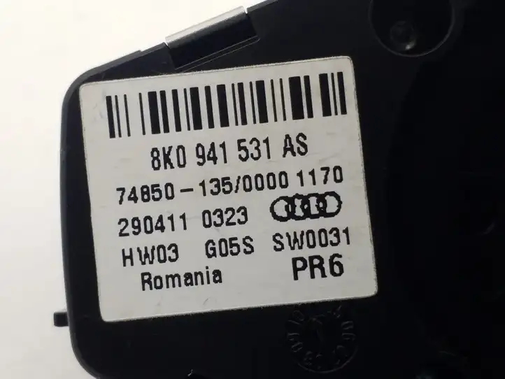 Audi A4 S4 B8 8K (2007 - 2011) 8K0941531AS Включатель фонарей — фото 3